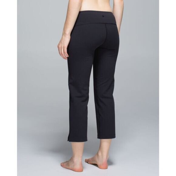 LULULEMON Women's City Kick It Pant Sz 4 Gray Giant Herringbone Made in USA - Picture 2 of 8